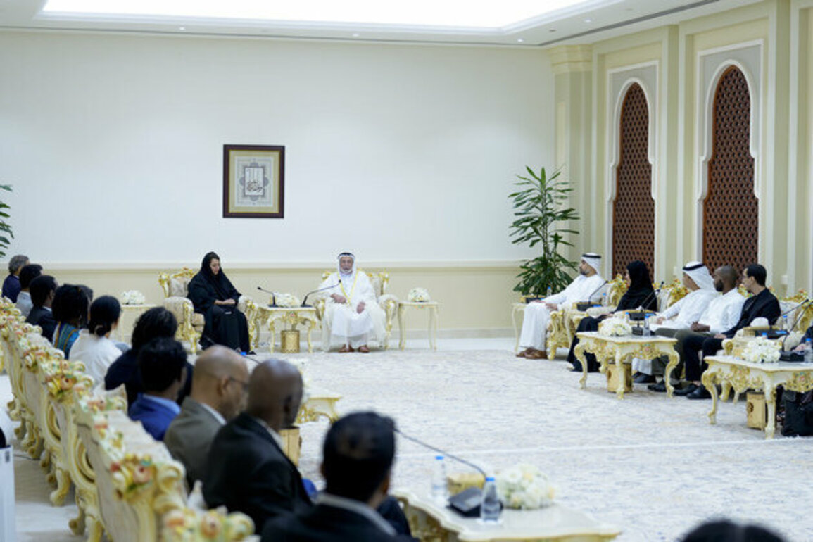 Sharjah Ruler meets first cohort of PhD students at GSU