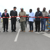 NAMIBIA-RUNDU-CHINESE-CONSTRUCTED ROAD-OPENING
