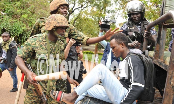 Over 40 students arrested in Makerere strike Over 40 students arrested in Makerere strike