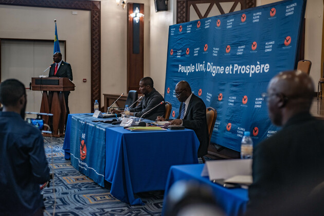 DR CONGO-GOMA-M23 REBEL GROUP-PRESS CONFERENCE