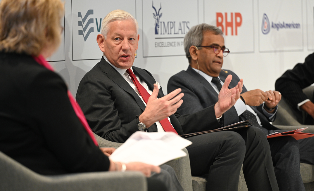 Dominic Barton, Rio Tinto, Kalidas Madhavpeddi, Glencore chairand panellists answer questions on illegal mining