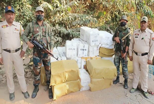 Assam Rifles, Custom Departement seizes smuggled foreign Cigarettes worth Rs 2.6 cr in Tripura