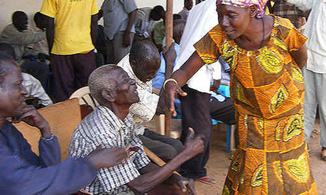 Elderly use govt cash for food Elderly use govt cash for food