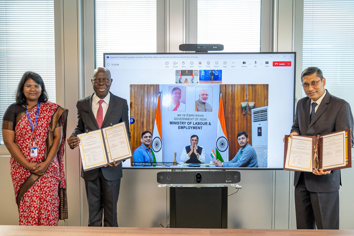 Government of India signs MoU with ILO to advance 'International Reference Classification of Occupations'
