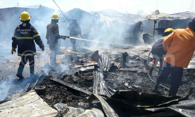 Fire guts Njeru, 19 families left homeless Fire guts Njeru, 19 families left homeless