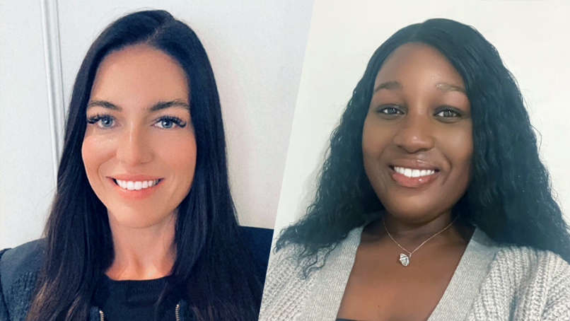 Erika Dodds and Annalise Spencer