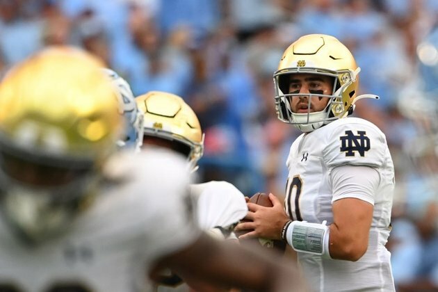 Improved Notre Dame meets No. 16 BYU at Las Vegas