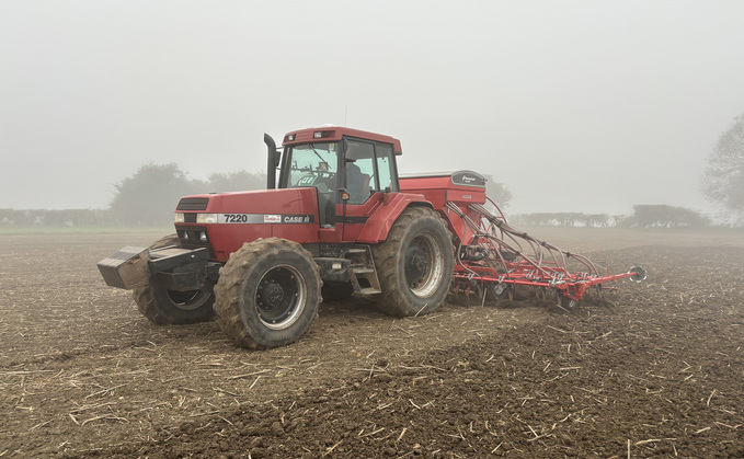 The Kverneland ts-drill has clocked up some useful acres in its first season at Eakring Field Farm. 