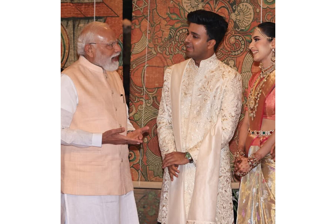 PM Narendra Modi attends Rajat Sharma's daughter's star-studded wedding