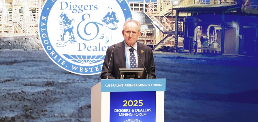 Diggers & Dealers chair Jim Walker.