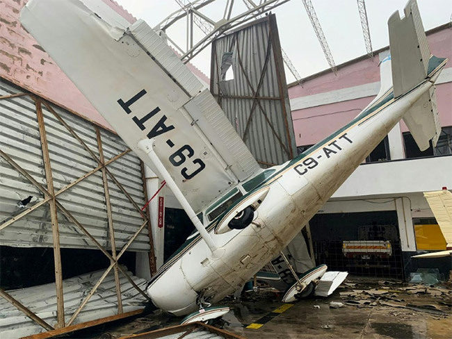  yclone damage eira airport was one of the victims of the storm   borah 