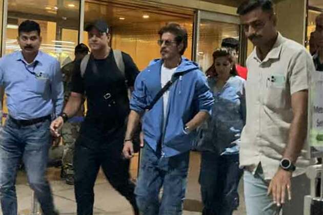 Shah Rukh Khan serves style goals at Mumbai airport with his dapper look