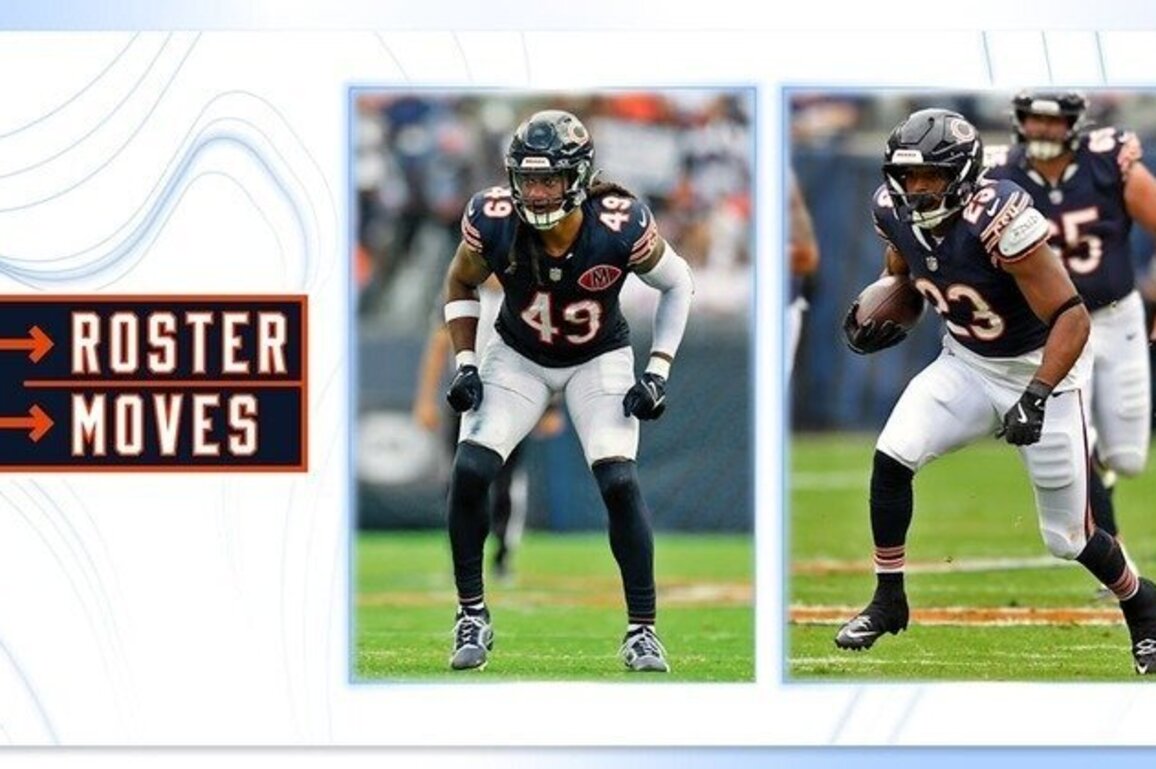 Chicago Bears announce series of roster moves