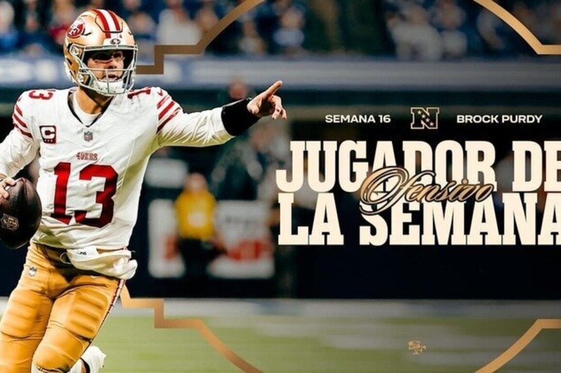 Brock Purdy es Nombrado el Jugador Ofensivo de la Semana en la NFC