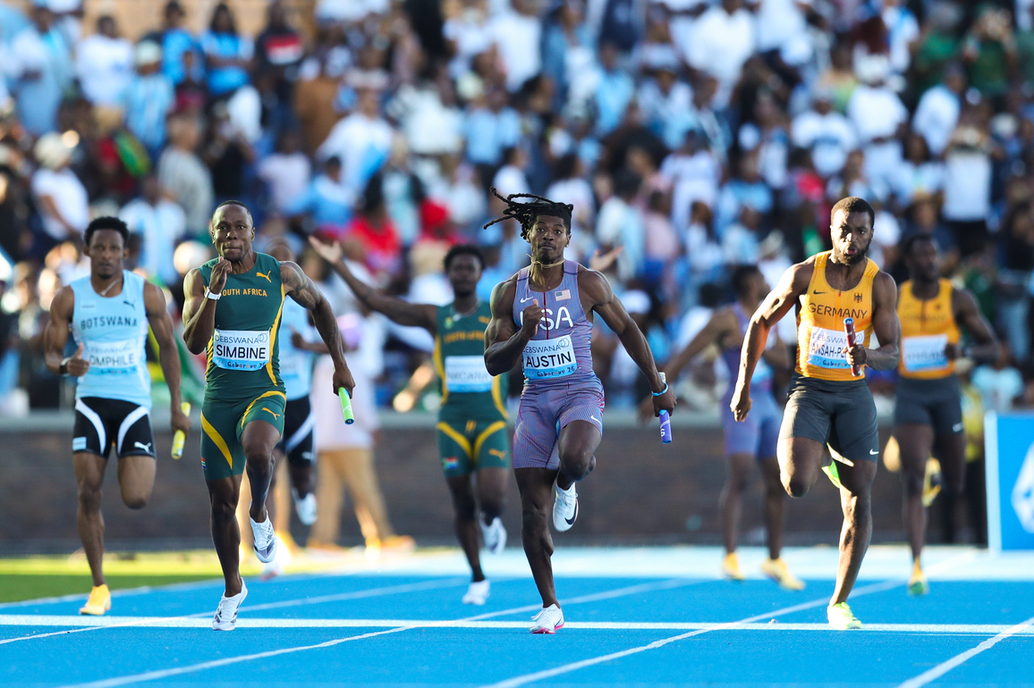 (SP)BOTSWANA-GABORONE-WORLD ATHLETICS RELAYS-MEN'S 4X100m RELAY-FINAL