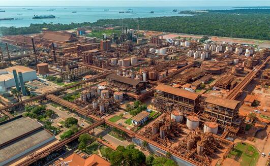 Complexo da Alunorte em Barcarena