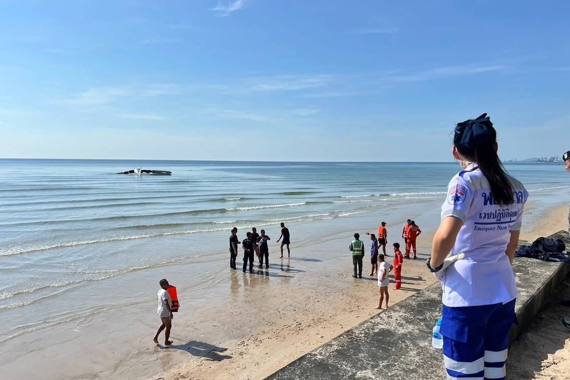 (SpotNews) THAILAND-HUA HIN-POLICE AIRCRAFT-CRASH