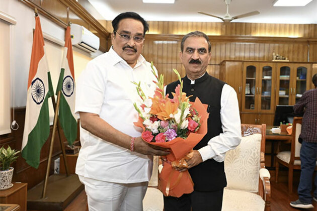 Himachal CM Sukhvinder Singh Sukhu meets Union Minister CR Patil; seeks support on Kishau, Renuka projects