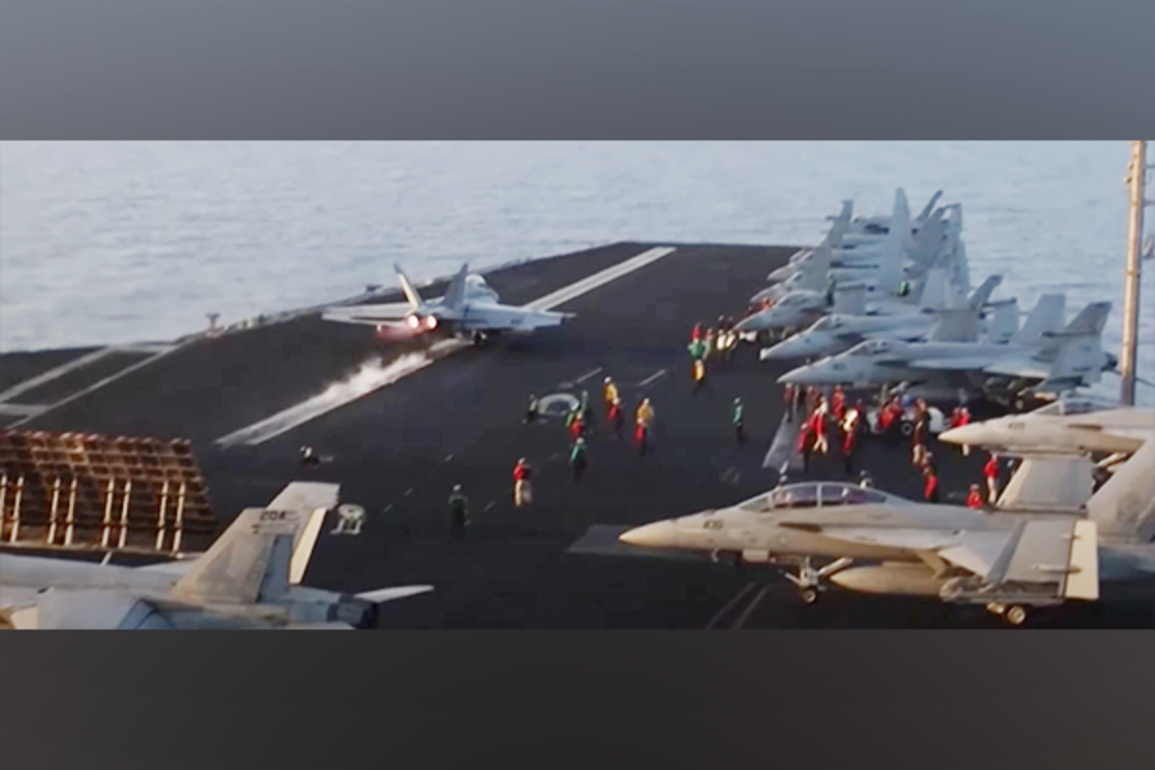 US fighter jets take off after Trump orders "decisive" action against Houthis in Yemen