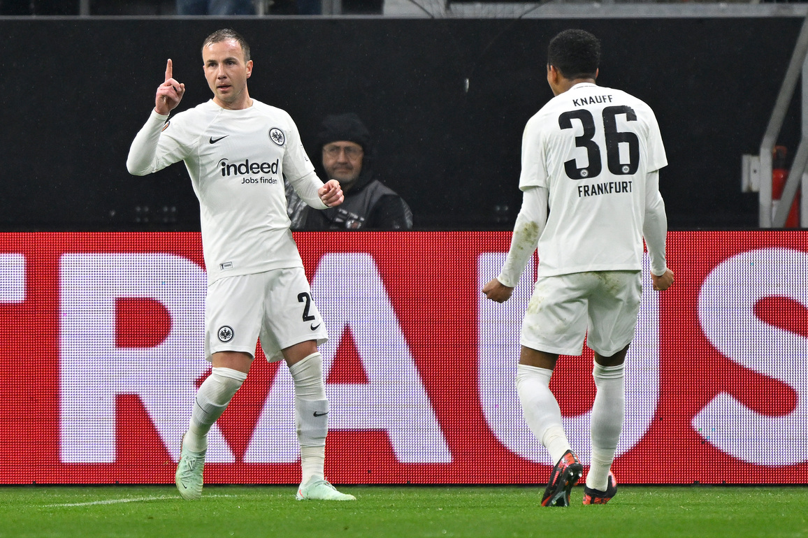 (SP)GERMANY-FRANKFURT-FOOTBALL-UEFA EUROPA LEAGUE-FRANKFURT VS AJAX