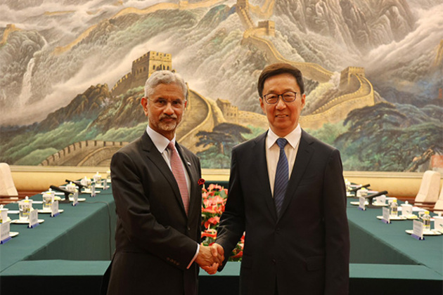 EAM Jaishankar meets China's Vice President Han Zheng, points to improvement in bilateral ties
