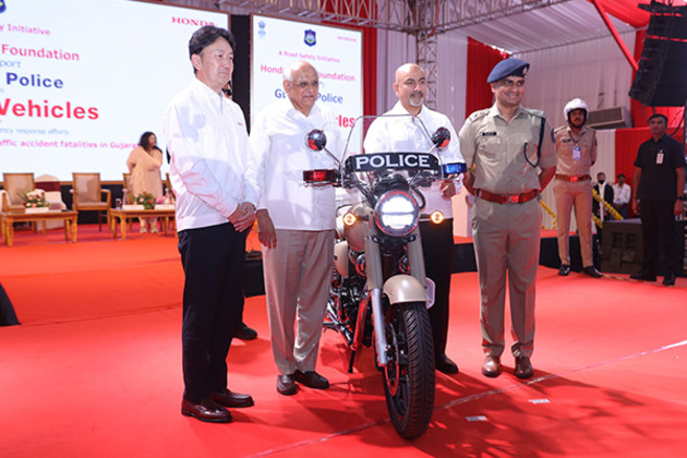 Gujarat CM Bhupendra Patel joins celebration of Honda's 50 crore two-wheeler production milestone