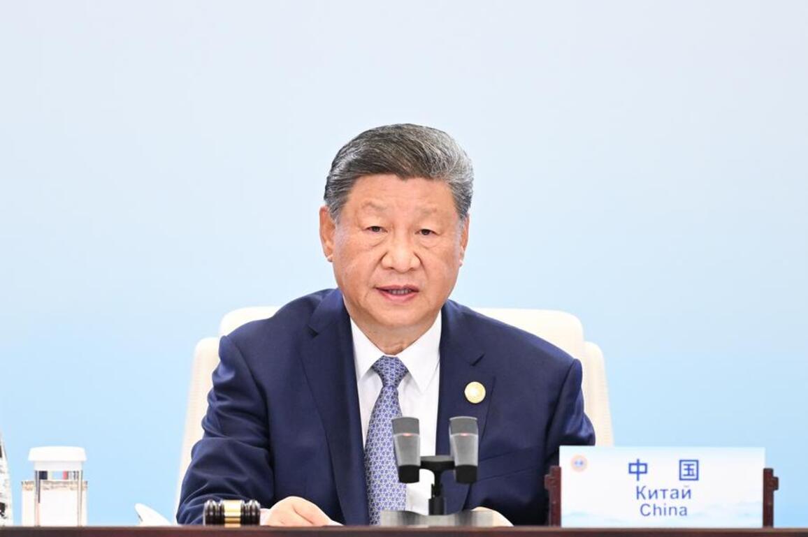 (SCO Tianjin Summit) Xi's Album | Xi chairs SCO summit meeting in China's Tianjin