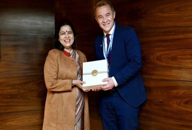 Meenakashi Lekhi discusses blue economy, space cooperation, clean energy with Norwegian Dy FM