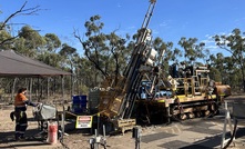 Drilling at Glen Eva, Mt Coolon. Credit: GBM.