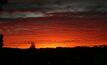 Red Sky in central Queensland