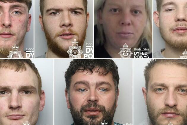 Paedophiles among west Wales criminals jailed in June
