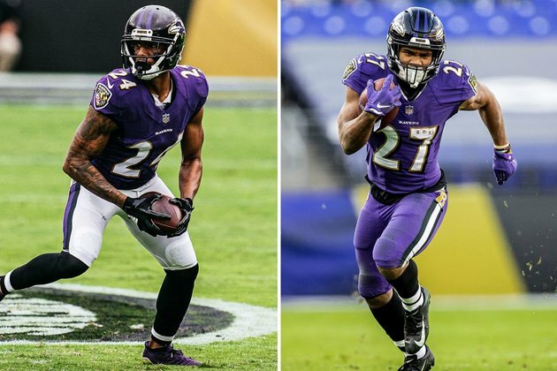 Marcus Peters Making Debut, J.K. Dobbins Out vs. Dolphins