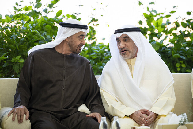 UAE President welcomes Kuwait's First Deputy Prime Minister & Minister of Interior