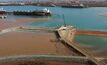 Lumsden Point under construction. Photo courtesy WA Government.