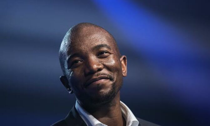 SA opposition party elects first black leader SA opposition party elects first black leader
