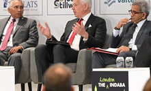 London Indaba Session: L-R Fiona Perrot-Humphrey, Kalidas Madhavpeddi, Dominic Barton, Srinivasan Venkatakrishnan and Bernard Swanepoel