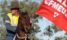 German Creek pay campaign continues