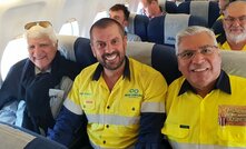  Tolga Kumova (centre) with MPs Bob Katter (left) and Warren Mundine on the way to Century's official opening last year