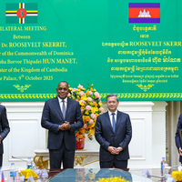 CAMBODIA-PHNOM PENH-PM-DOMINICAN PM-MEETING