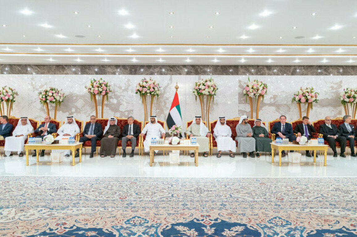 RAK Ruler receives Ramadan well-wishers at Iftar banquet