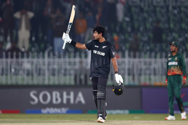 "He loves ICC events...": NZ skipper Santner hails Rachin following ton against Bangladesh in CT 2025
