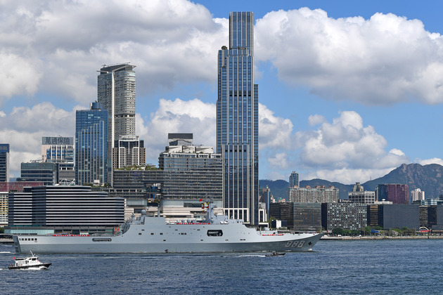 CHINA-HONG KONG-PLA NAVY SHIPS-DEPARTURE (CN)