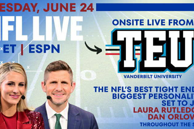 Summer Road Trip: ESPN's NFL Live Onsite from Tight End University on Tuesday, June 24