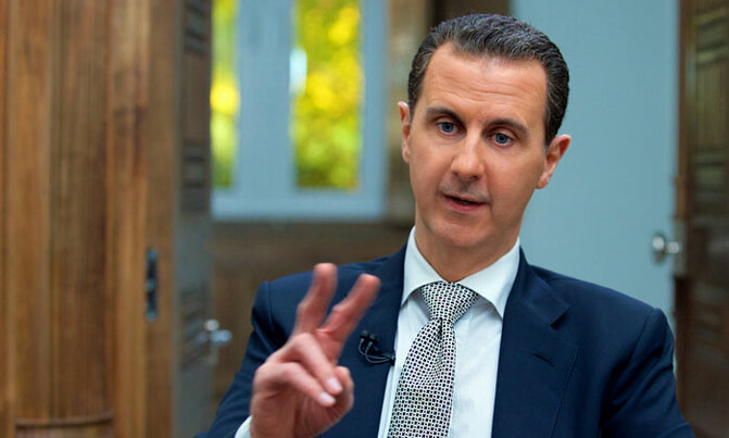 Syria's Assad says chemical attack '100 percent fabrication' Syria's Assad says chemical attack '100 percent fabrication'