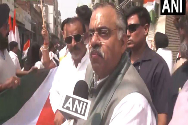 "Every citizen has come out with the tricolour in their hands:" Tarun Chugh participates in Tiranga rally