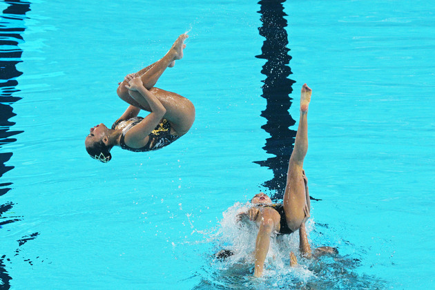 (SP)SINGAPORE-WORLD AQUATICS CHAMPIONSHIPS-ARTISTIC SWIMMING-TEAM ACROBATIC-PRELIMINARY
