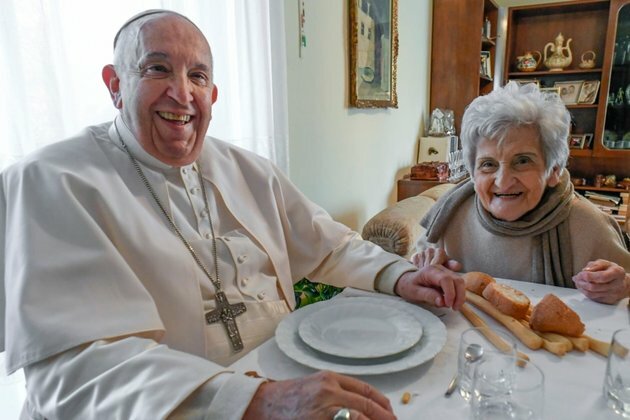 Pope Visits HisFather&#039;s Italian Hometown for Birthday Party