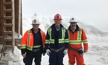  BC mines minister Bruce Ralston (centre) visiting Barkerville Gold Mines earlier this month