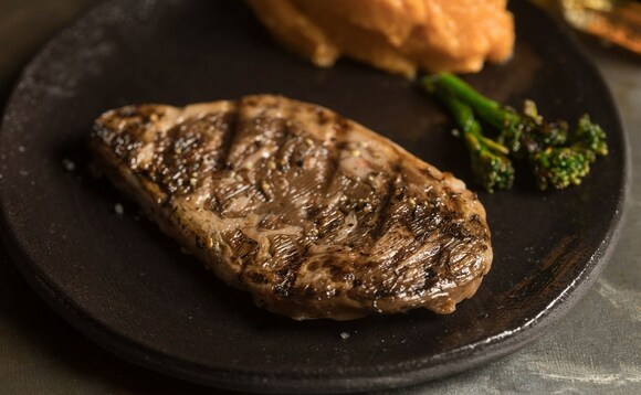 Earlier this year the company announced it had successfully cultivated the world's first slaughter-free ribeye steak | Credit: Aleph Farms