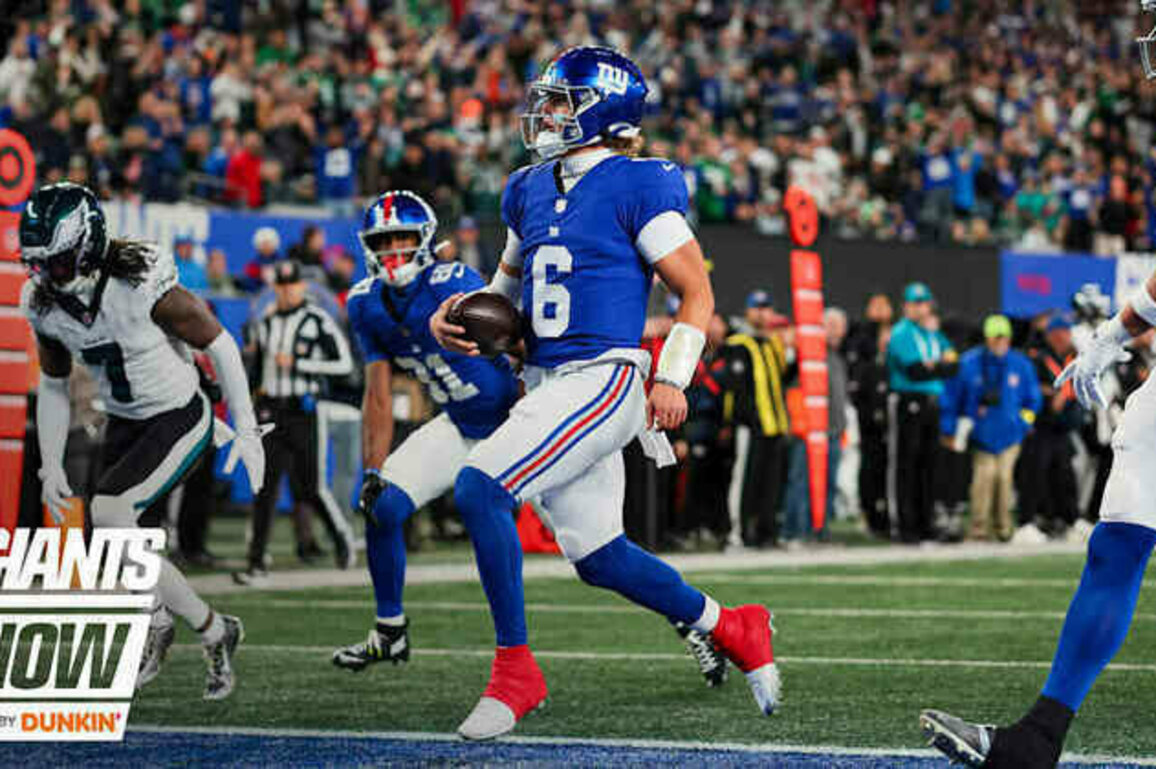 Giants Now: Jaxson Dart named PFF Rookie of the Week